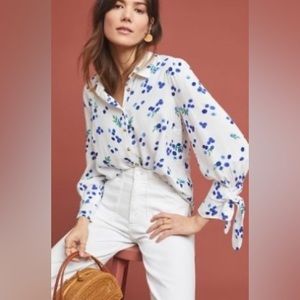 Anthropologie - Mauve blouse